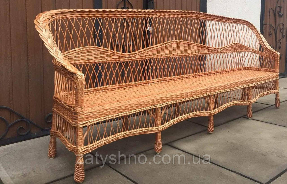Диван плетеный длинный 2, 7 метра Киев - изображение 4