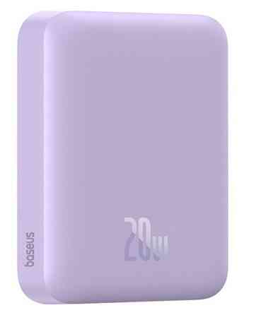 Павербанк 6000 mAh Baseus Mini Air 20W P10059002513 быстрая зарядка магнитная беспроводная зарядка power bank повербанк Одесса