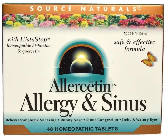 Натуральное средство от аллергии Source Naturals  Allergy & Sinus 48 таб. Киев - изображение 1