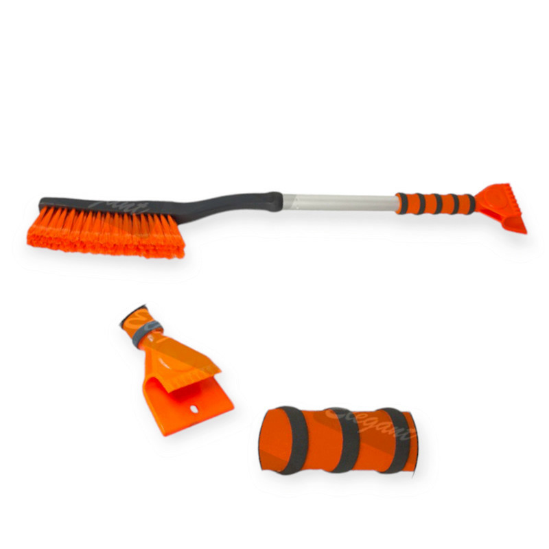 Щітка скребком на ручці 78см, м'яка вставка, алюм. трубка, подвійний скребок зі Мукачево - фото 1