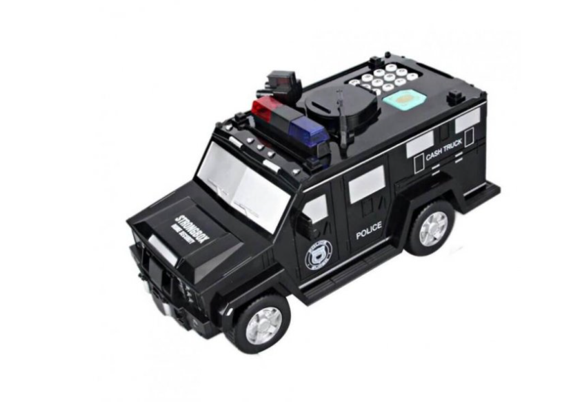 Дитяча копілка сейф машина поліцейська Hummer Cach Truck / 6688-19 Дніпро - фото 3