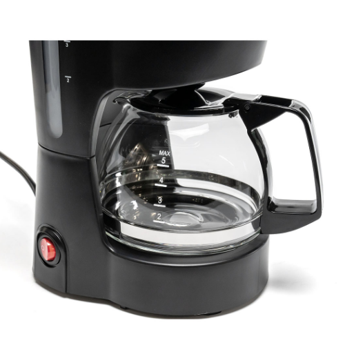Кавоварка електрична крапельна 600W 600мл чорний HCD-012 Holmer Житомир - фото 3