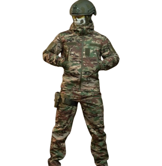 Демисезонный тактический костюм Cофтшел Softshell Rocket НП4862 (Мультикам) XXL Киев - изображение 2