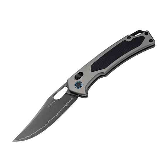 Ніж складаний SRM Retriever 9203-AK2, чорно-сірий Рівне