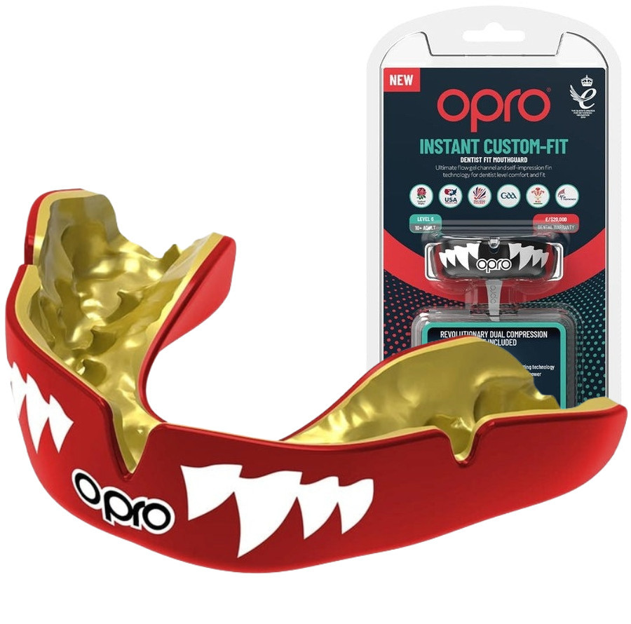 Капа OPRO Instant JAWS доросла (вік 11+) Red (art.102525001) Кам'янське - фото 1