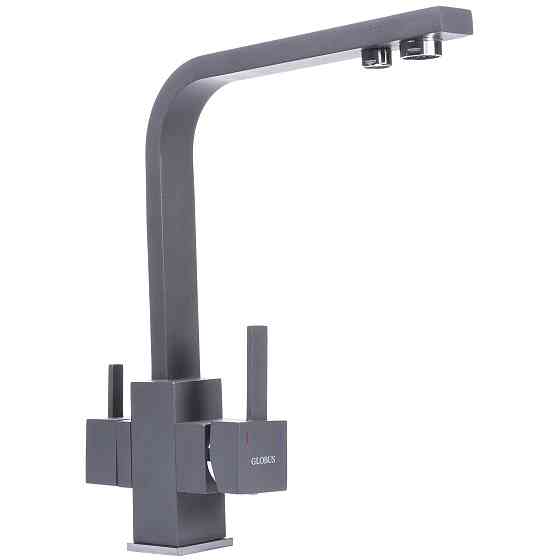 Змішувач для кухні під осмос Globus Lux LAZER GLLR-0111-3-TITANIUM Луцк