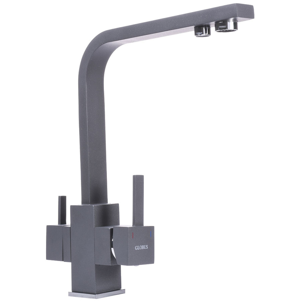 Змішувач для кухні під осмос Globus Lux LAZER GLLR-0111-3-TITANIUM Луцк - изображение 2