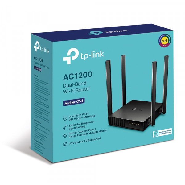 Маршрутизатор TP-Link Archer C54 AC1200 4xFE LAN 1xFE WAN (Archer C54) Киев - изображение 4