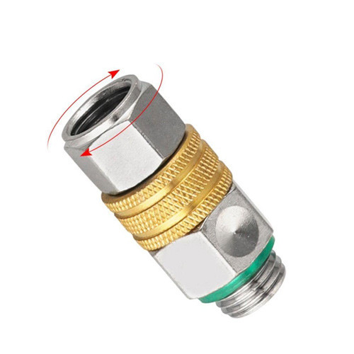 Швидкоз’ємний обертальний адаптер М14х1.5 мм для мийок високого тиску,нержавійка Київ - фото 3