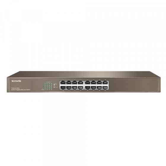 Комутатор TENDA TEG1016G 16port 10/100/1000/BaseT rackmount 19" (TEG1016G) Київ