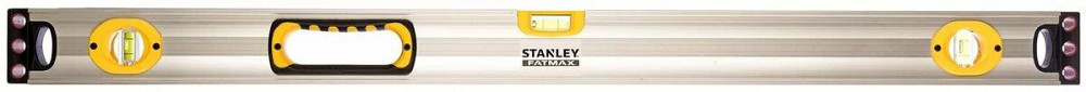 Рівень магнітний STANLEY "FatMax II" : L= 90 см, 3 капсули, 1 ручка, похибка 0,5 мм/м Одеса - фото 1