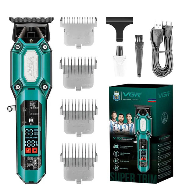 Машинка для стрижки волосся хороша VGR V-900, Універсальний тример для стрижки та гоління BT-56 Львів - фото 8