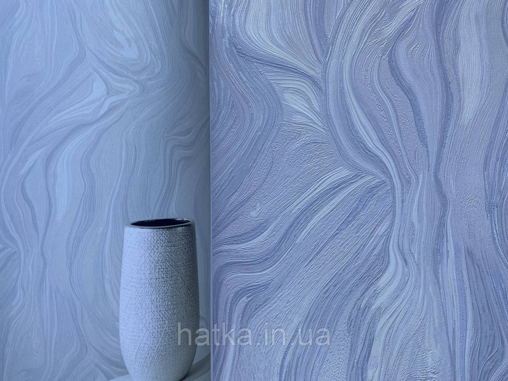 Шовілові на флізеліні Grandeco Illusion метрові блакитні хвилі Київ - фото 1