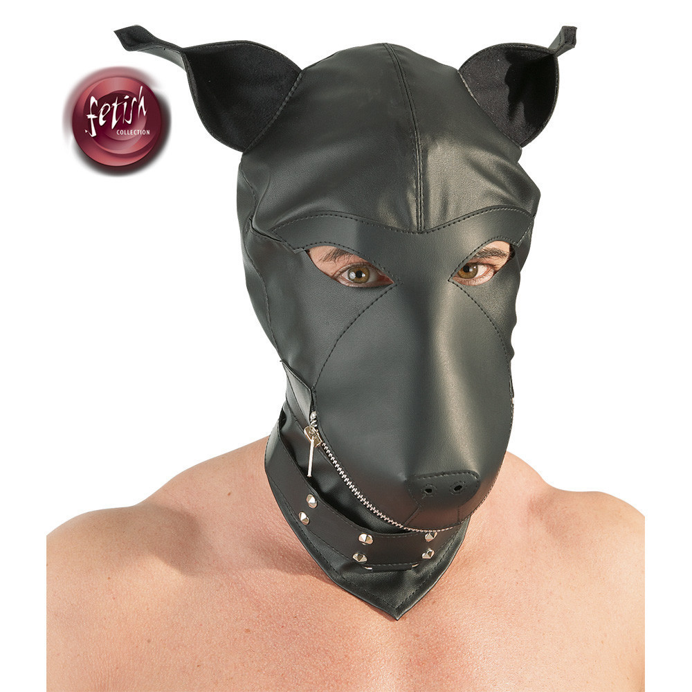 Маска - 2490099 Fetish Collection Dog Mask Black Sex Aura Київ - фото 5