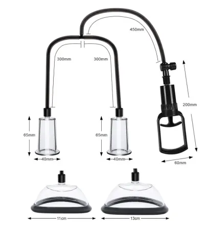 Вакуумная помпа для груди и сосков Men Powerup Passion Pump Львов