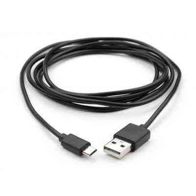 Дата кабель USB 2.0 AM to Micro 5P PVC 1.8m black Vinga (VCPDCM1.8BK) Вінниця