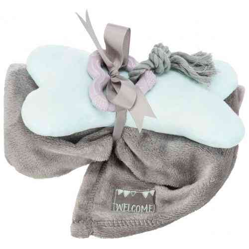 Набір Trixie Ковдра та дві іграшки для цуценят, 22 см/13 см, 3 шт (поліестер/котон/гума) Вінниця