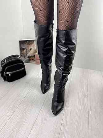 Чоботи жіночі ARLEN чорні шкіра натуральна зима 37р. (3166) Коломыя