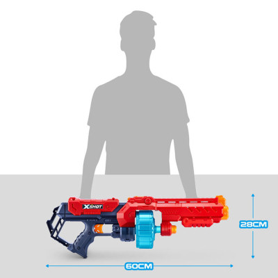 Іграшкова зброя Zuru X-Shot Red Швидкострільний бластер EXCEL Turbo Fire (48 патронів) (36270R) Вінниця - фото 4