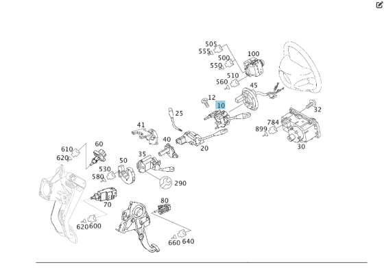Mercedes-Benz  A1715400144 Підрульовий перемикач поворотів та склоочисника CLS C219 E-class W211 E-class S211 Одесса