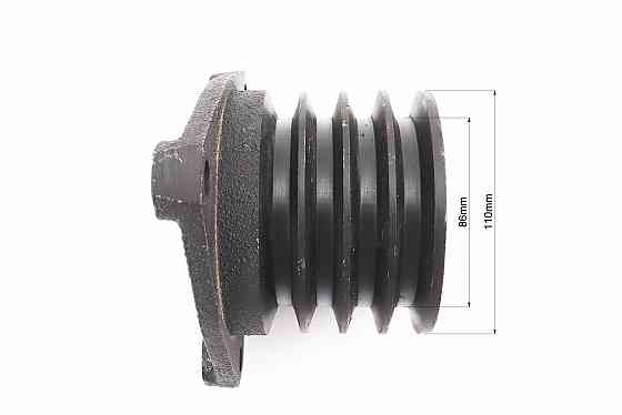 Шків 4-х пазний D-110mm (чотири пази під ремінь SPB) Lотв.-137mm Киев