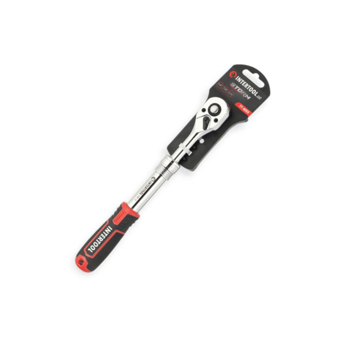 Тріска телескопічна з квадратом 3/8" 72 зуба 228-327 мм CrV Мукачево - фото 4