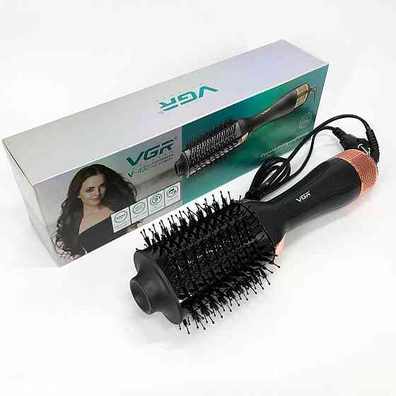 Електрична фен-щітка для гладкої зачіски VGR V-492, Фен для волосся від мережі, Фен з різними режимами NR-48 Івано-Франківськ