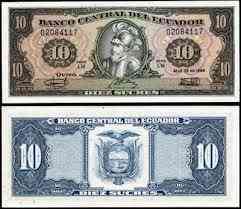 Еквадор /Ecuador 10 Sucres 1986 Pick 121 UNC Полтава