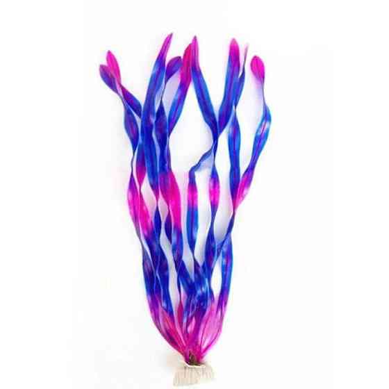 Штучні водорості для акваріума 30 см рожево-фіолетовий Київ