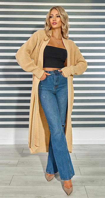 Кардиган грубого в'язання великий розмір (42-48) Київ - фото 4