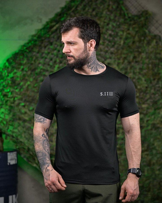 Тактична Футболка 5.11 black ПП7648 Одеса - фото 1