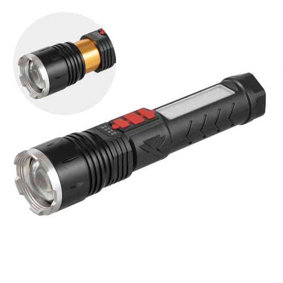 Ліхтар ручний мульти, 6 режимів INTERTOOL LB-0125 Київ