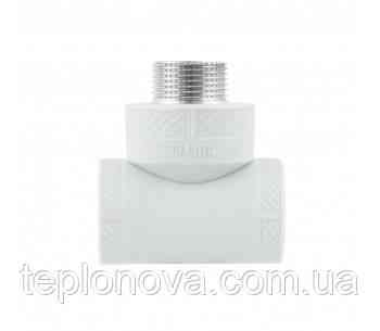 Тройник с резьбой PPR ø25х3/4'' (Полипропилен)  Raftec 25мм НН 3/4