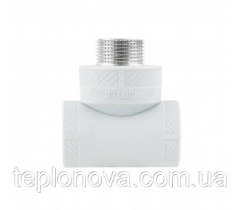 Тройник с резьбой PPR ø25х3/4'' (Полипропилен)  Raftec 25мм НН 3/4