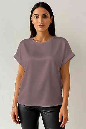 Жіноча футболка з шовку Кавовий S Харків