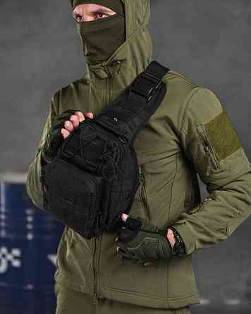 Тактическая сумка нагрудная triada BLACK Киев