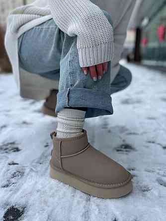 ITTS Угги жіночі ITTS A801-C капучіно (зима, шкіра натуральна) (5737) 40 Коломыя