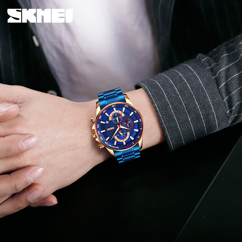 Skmei 9250RGBU Rose Gold-Blue SBR Киев - изображение 3