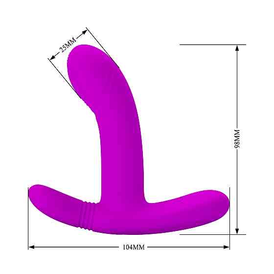 Вибратор PRETTY LOVE - Geri Purple, 12 vibration functions 3 licking settings Wireless remote contro Sex Aura Киев