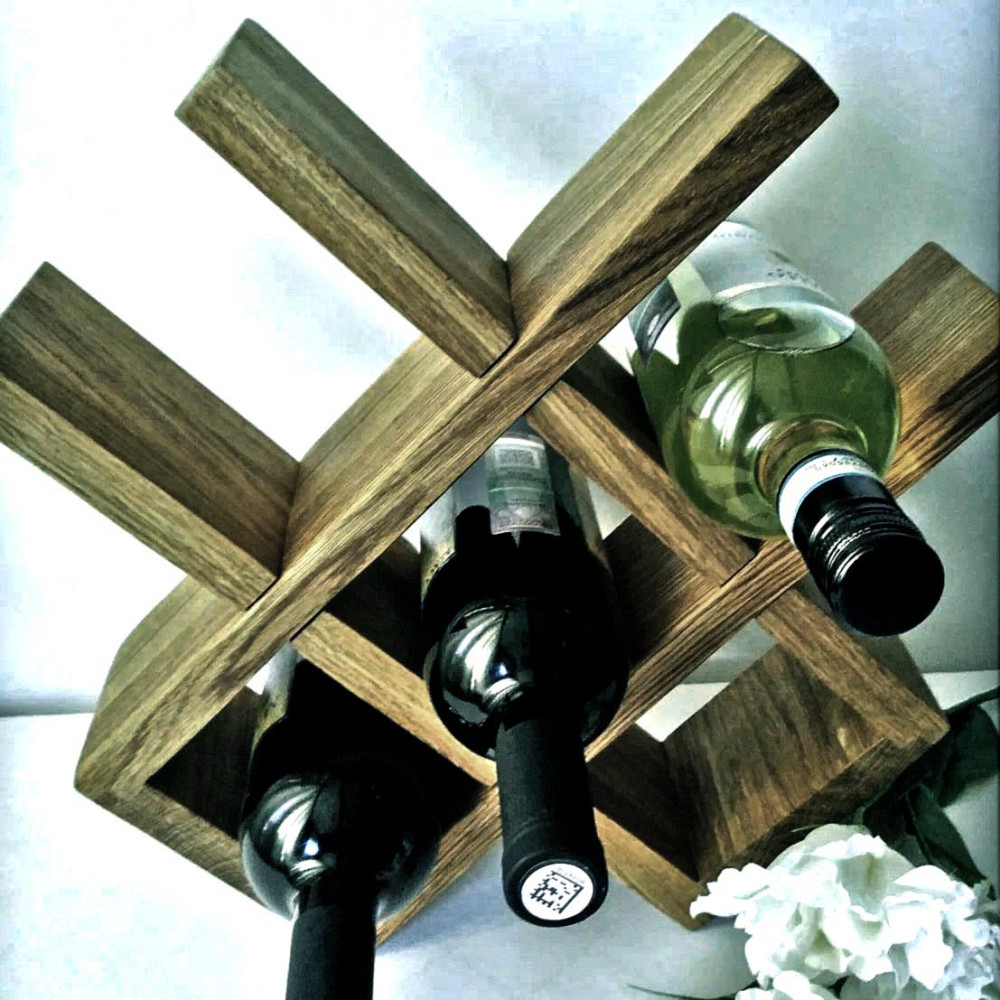 Настольная винная полка 