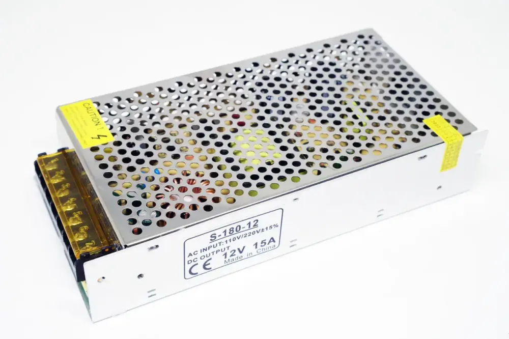 Адаптер /блок питания 12V 15A, в металлическом корпусе / Трансформатор для светодиодной ленты Коломыя - изображение 4