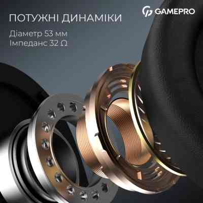 Наушники GamePro Asgard Skald 4-Mode Black (HSW160B) Винница