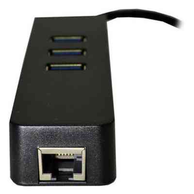 Перехідник Dynamode USB 3.1 Type-C - RJ45 Gigabit Lan, 3*USB 3.0 (USB3.1-TypeC-RJ45-HUB3) Вінниця