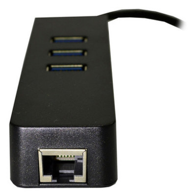 Перехідник Dynamode USB 3.1 Type-C - RJ45 Gigabit Lan, 3*USB 3.0 (USB3.1-TypeC-RJ45-HUB3) Вінниця - фото 2