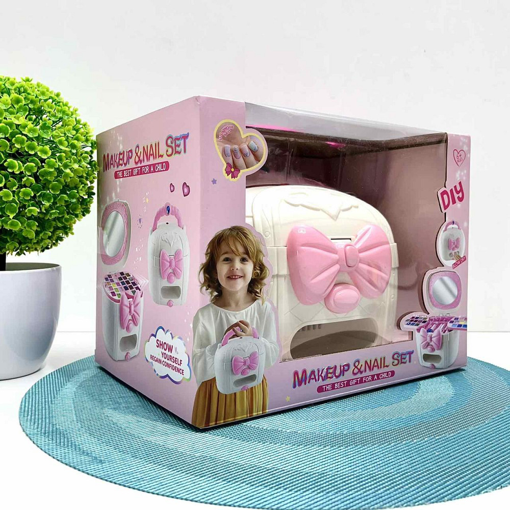 Набір косметики дитячий в скриньці тіні рум'яна помада набір для манікюру (HZ060) Чернигов - изображение 2