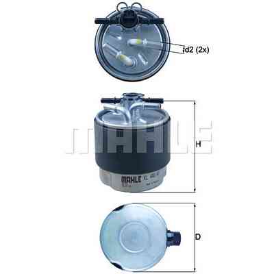 Фільтр паливний Mahle KL440/41 Вінниця