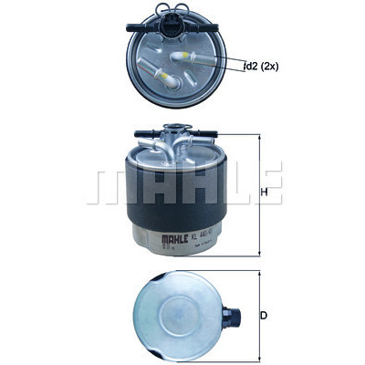 Фильтр топливный Mahle KL440/41 Винница - изображение 1