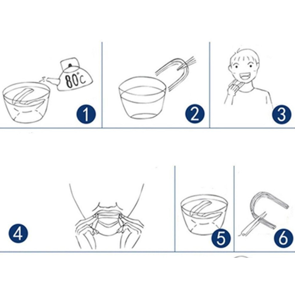 Капа для единоборств Profi в футляре синяя Бровары - изображение 2