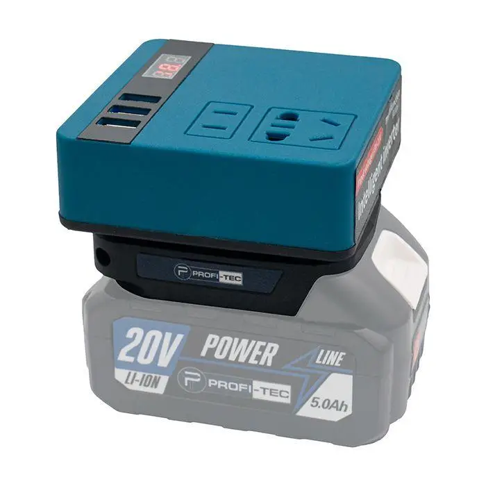 Акумуляторний інвертор напруги (без акумулятора) DC 18-21V to 220V 120W (300W пік.) Одеса - фото 9