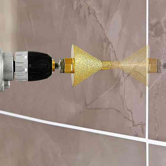 Алмазная конусная фреза для керамики и гранита 9-38мм Киев